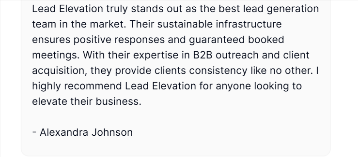 Client review screenshot