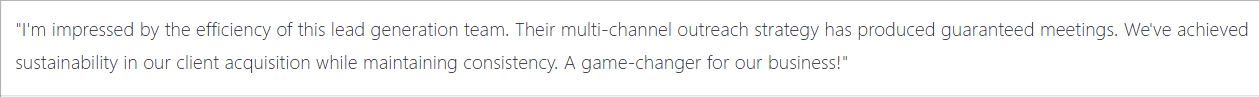 Client review screenshot